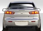 Extreme Dimensions 4 DR Duraflex M Power Rear Diffuser - 2008 + EVOX/Ralliart