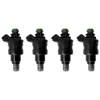 Deatschwerks 1200cc Low Impedance Top Fee Injectors Set of 4 - EVO 8/9