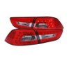 ANZO LED Taillights Red/Clear - EVO X