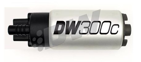 DeatschWerks 340lph DW300C Compact Fuel Pump w/ 08-15 Mitsu EVO X Set Up Kit (w/o Mounting Clips)