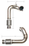 ATP 3" Stainless Steel Downpipe V-Banded w/Flex Section - EVO 8/9