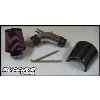 Buschur Racing Evo X Mass Air Pipe w/ Filter Kit & CF Shield (Polished) - EVO X