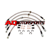 AQ Motorsports Stainless Steel Brake Line Set - EVO 8/9