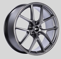 BBS CI-R 19x8 5x114.3 ET38 Platinum Silver Polished Rim Protector Wheels -82mm PFS/Clip Required