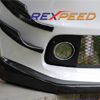 Rexpeed Carbon Fiber Front Bumper Splitter Cover - EVO X