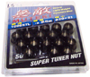 Muteki SR48 Black Lug Nuts Open End 12x1.50