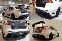 VARIS Version 2 Rear Bumper for Mitsubishi EVO X 2014 Version Ultimate